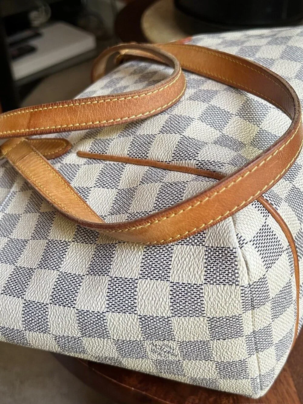 LOUIS VUITTON Damier Azur Totally PM Tote - Picture 9 of 12